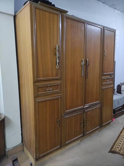 Old Solid Wood Cupboard (Almaari)