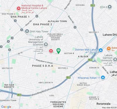 Spacious 1 Kanal Residential Plot Available in DHA Phase 5 Block D Lahore