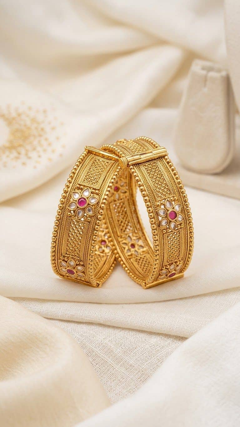 Bangle gold plated 3