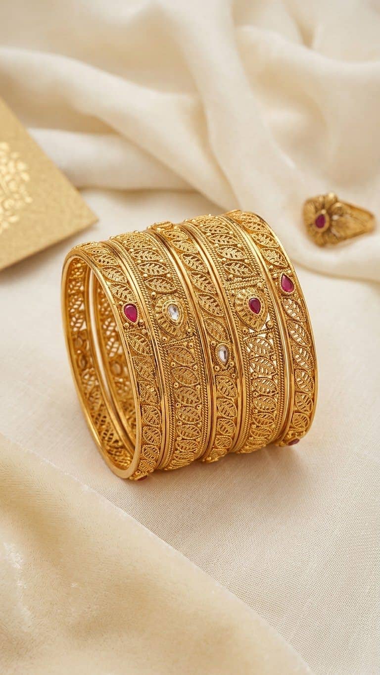 Bangle gold plated 7