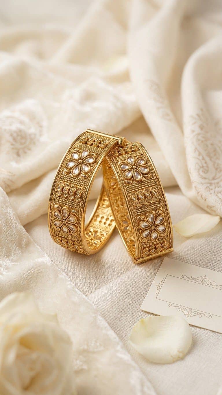 Bangle gold plated 8