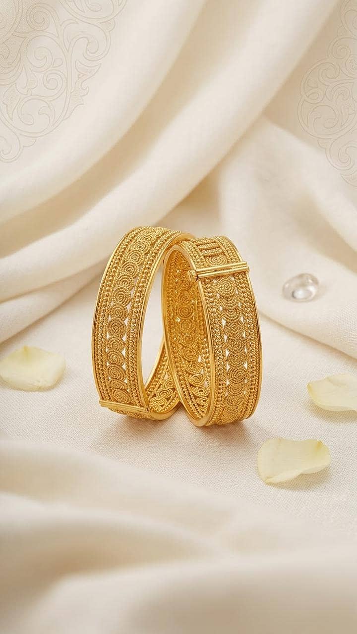 Bangle gold plated 12
