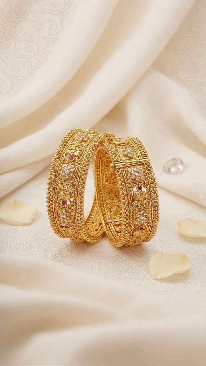 Bangle gold plated 13