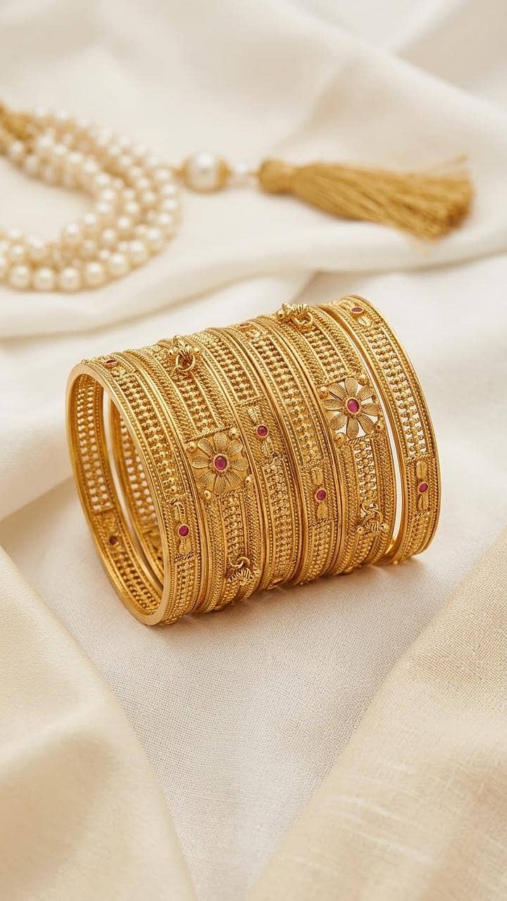 Bangle gold plated 14
