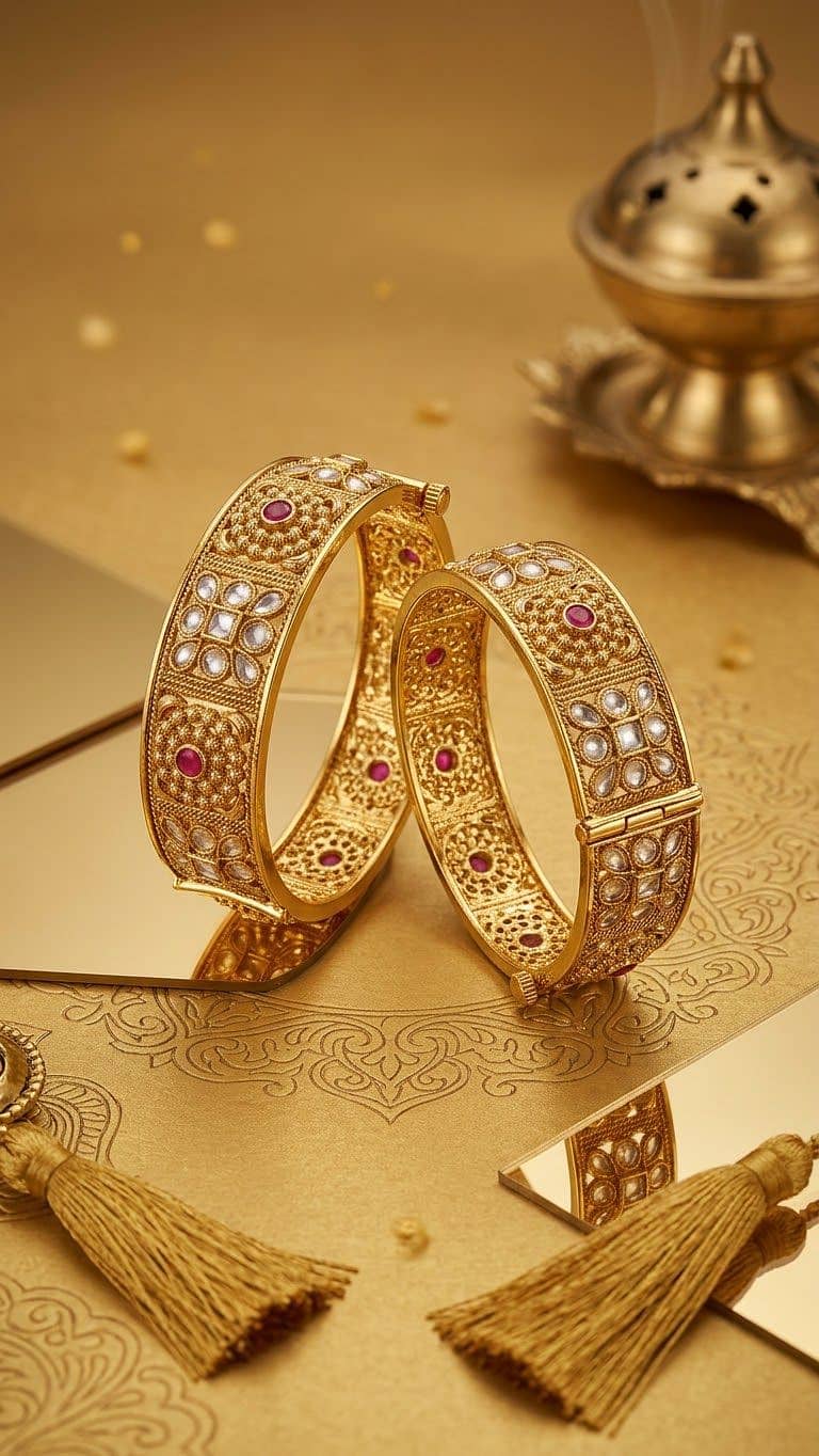 Bangle gold plated 18