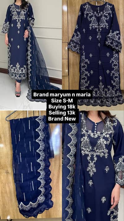 party wear dress / 3pc suit / medium size / maxi / wedding / formal