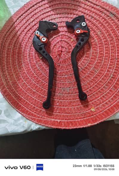 moxi levers for ybr ybz dx in black colour