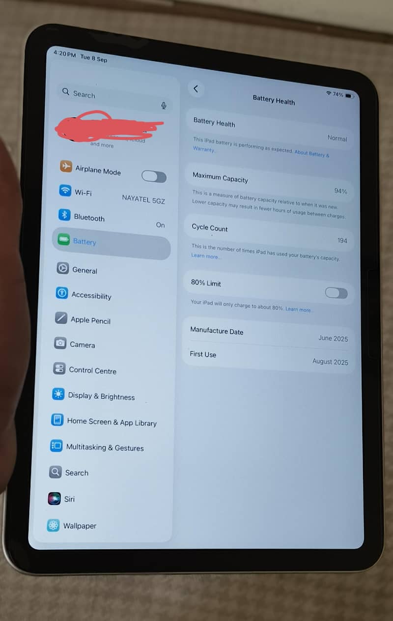 Ipad 11 Generation A16 5
