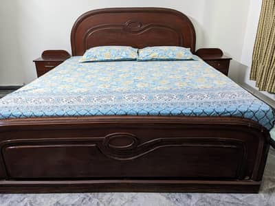Bed Set/Queen Size Bed/Double Bed/Wooden Bed/Bed/Mattress/Dressing Tab