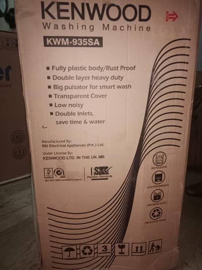 Brand New Kenwood 9KG Washer & Dryer – Semi Automatic