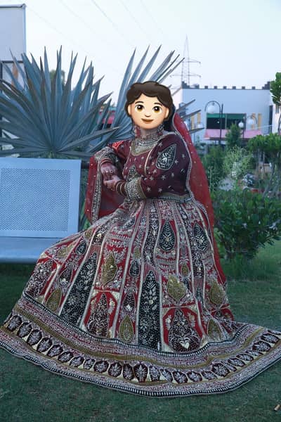 Custom-Made Indian Bridal Lehenga for sale