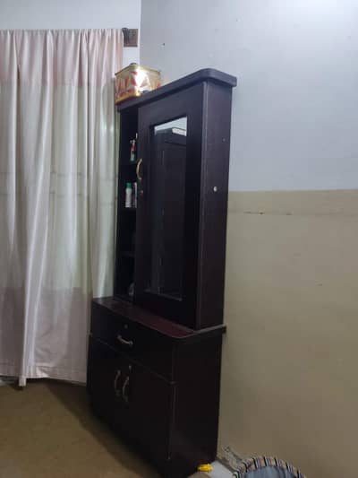 second hand double bed & dressing table for sale