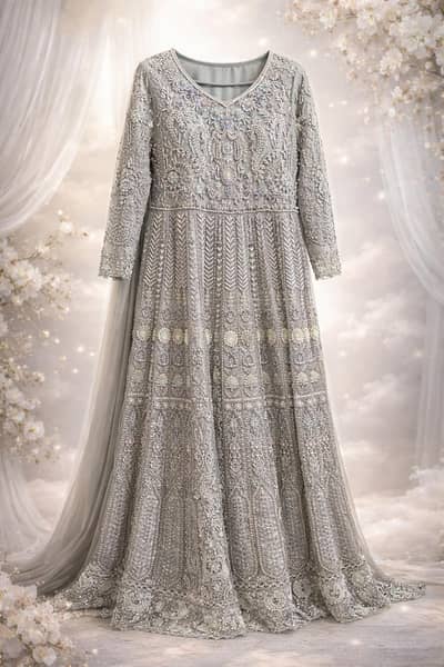 Designer Embroidered Maxi for Sale