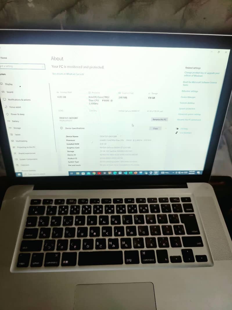 MacBook pro 1