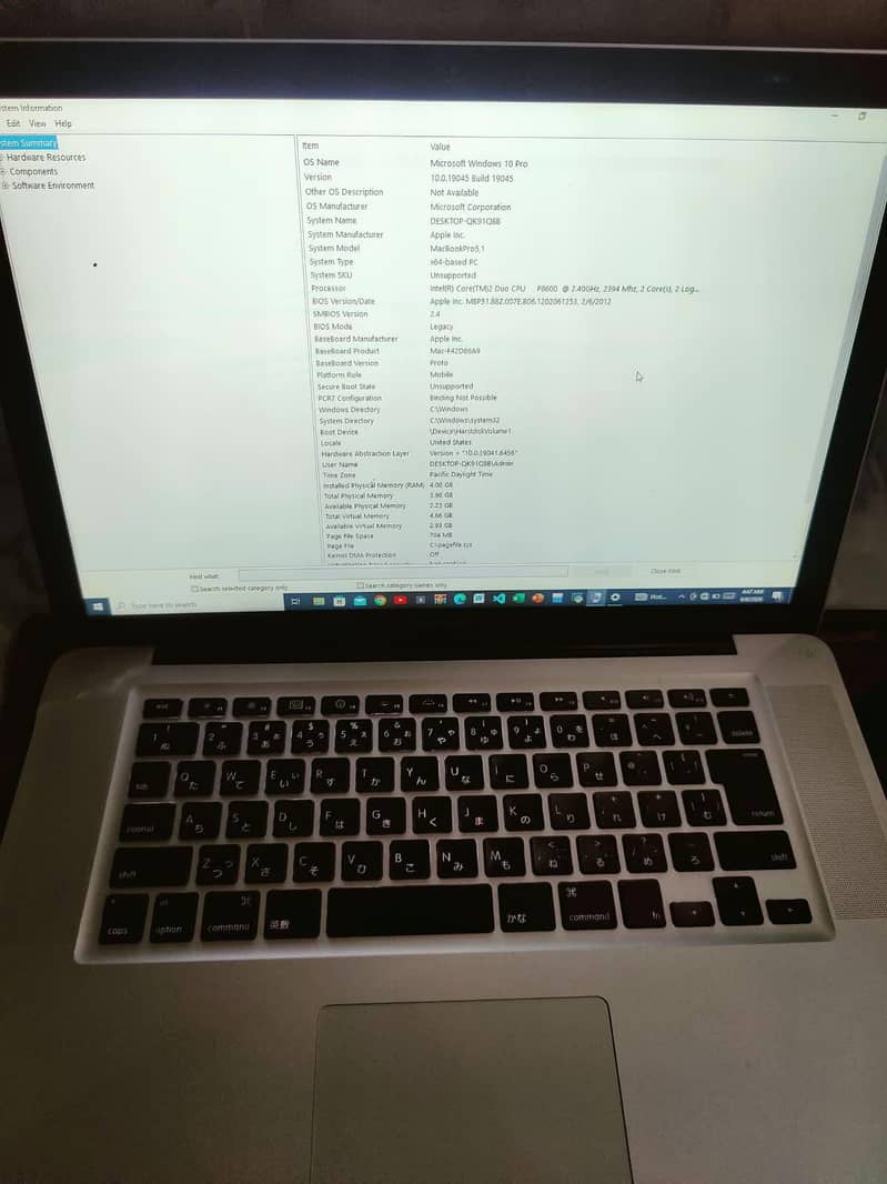 MacBook pro 3