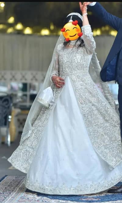 white bridal maxi