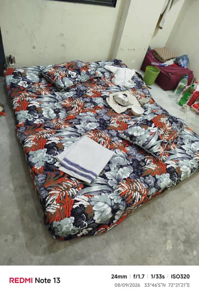 Used Double Mattress With Double Takiya For Sale