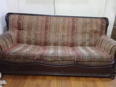 6 Seater Pure Wood Sofa Set