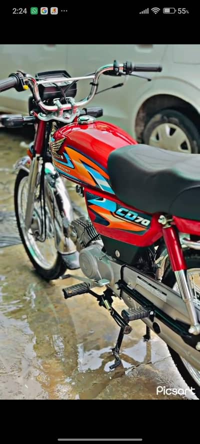 cd 70 new 10 by 10 condition 3km use 2026 model 2027 sticker