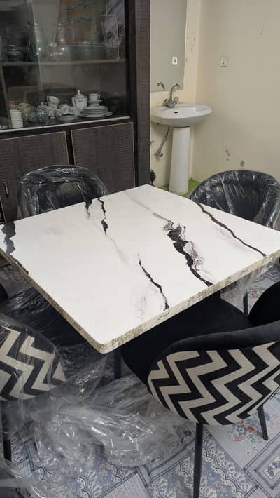 4 seater dining table-dining table-chairs-poshish chairs