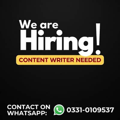 Content Writer