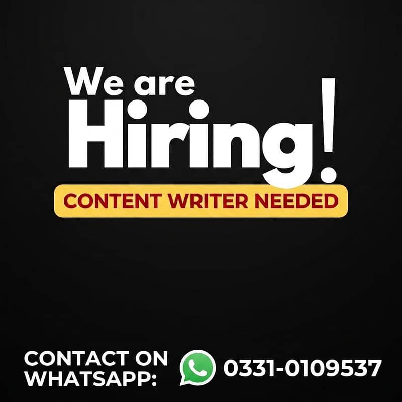 Content Writer 0