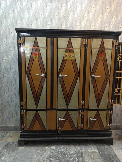 iron safe almari 3 doors