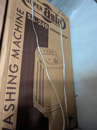 super asia shower wash SA240 brand new machine