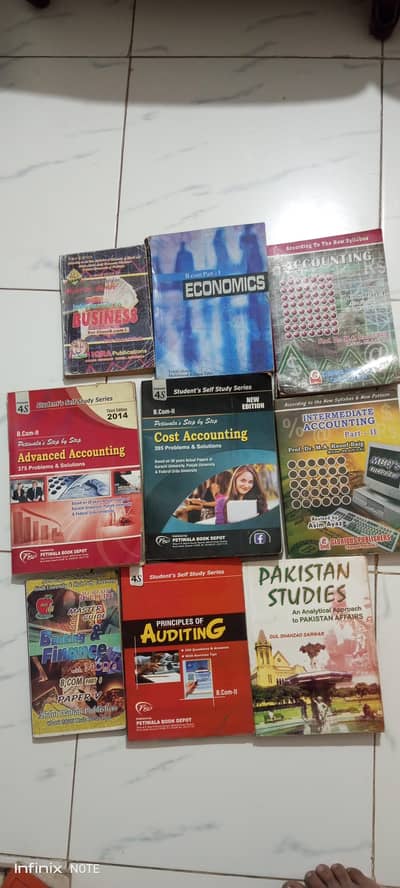 b. com part 1 and 2 books