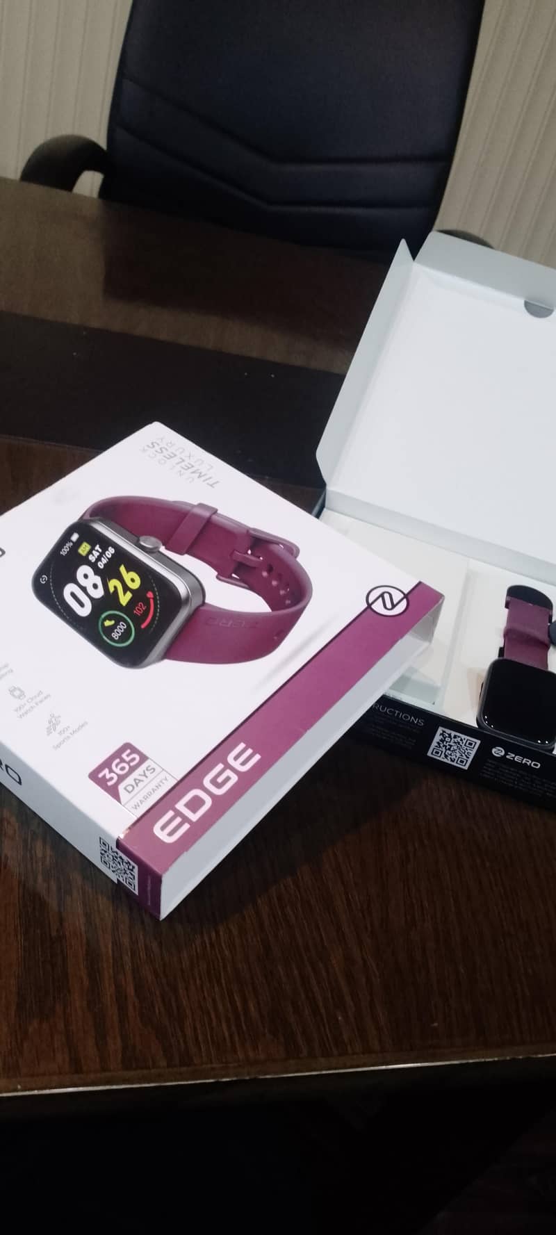 Zero Edge ( Berry) smart watch 1