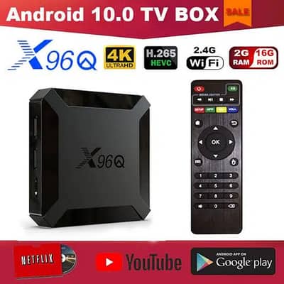Android TV Box x96q 8gb+128gb with 5000 free channels c120 air mouse