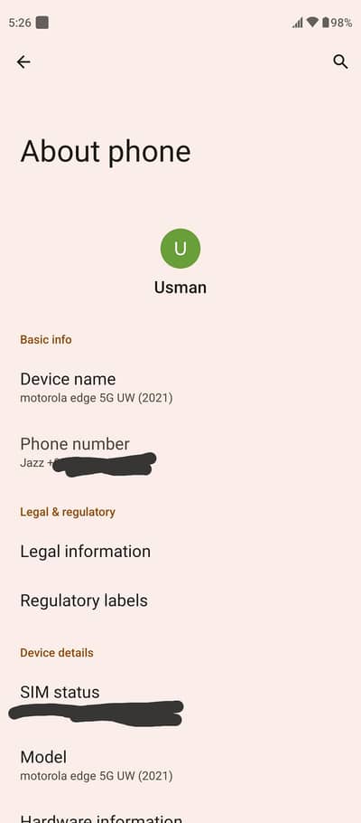 Motorola Edge 2021