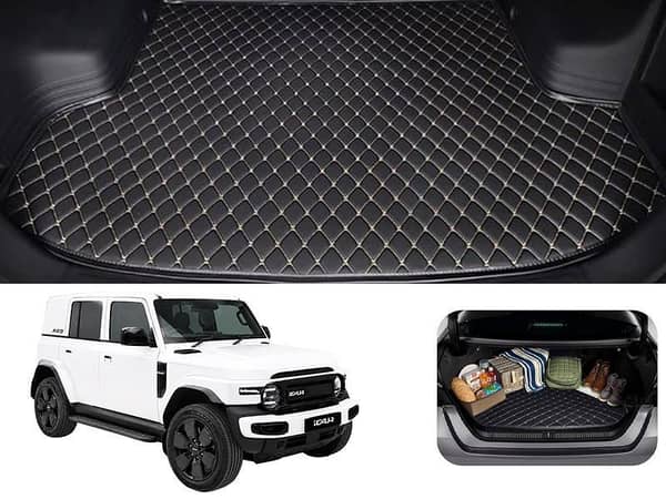 iCaur v23 7D Custom Car Trunk Mat - Model 2026
