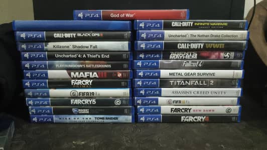 I want sale my dvds of PS4 and ps5