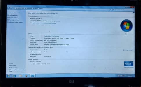 HP Pavilion Laptop | Intel Core 2 Duo T6600 | 6GB RAM | Windows 7