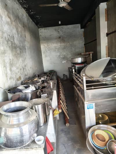 hotel crockery and counters