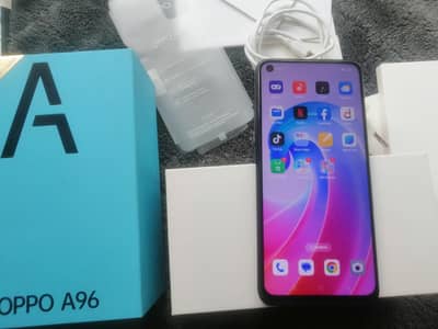 OPPO A96 New condition 10/10 Contact 03164996457  8+4 12Gb Ram 128Gb