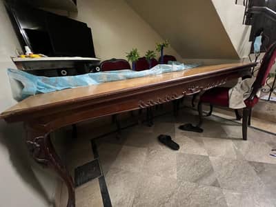 Dining Table / Dining Set / 6 Seater Dining Table / Wooden Table