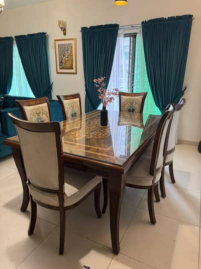 Dinning Table/Wooden Dinning Table/6 seater Dinning Table/Table Set
