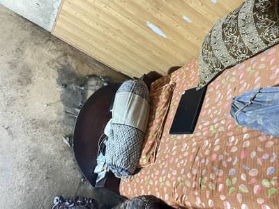 Single bed with matress-Good condition | Used complete set