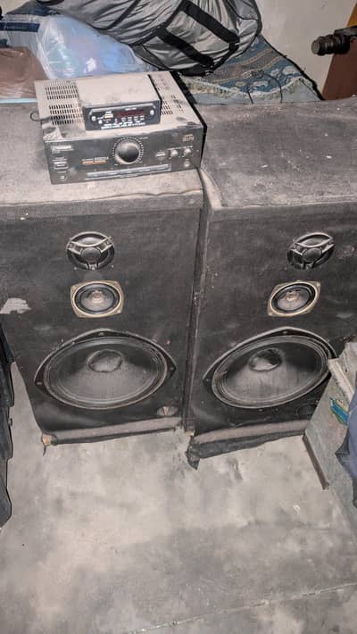 12 inch speaker working with amplifier
