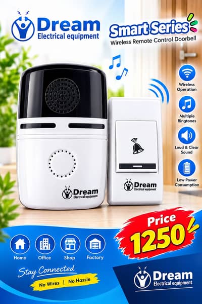 Wireless Door bell Wireless Remote Doorbell Long Range