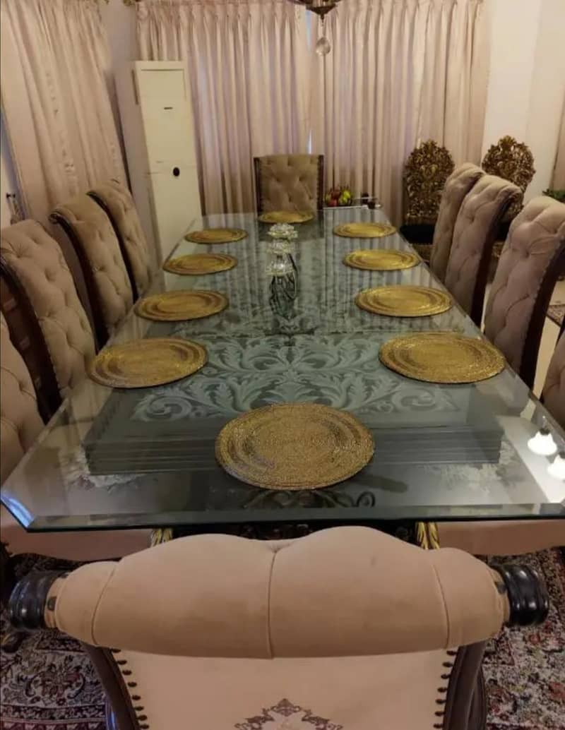 10 chairs Dining table 2