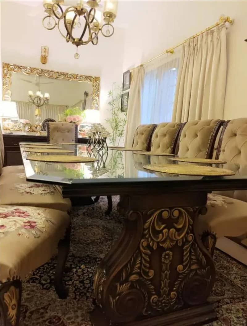 10 chairs Dining table 3