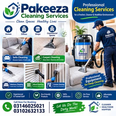 Sofa Cleaning / Sofa Carpet Wash / Mattress & Curtain cleaning service