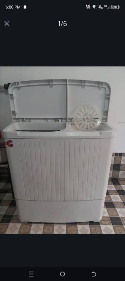 Dawlance washing machine double tub
