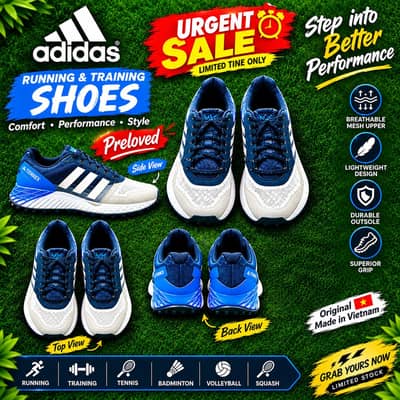 Adidas Sports Shoes – Premium Comfort & Stylish h Design