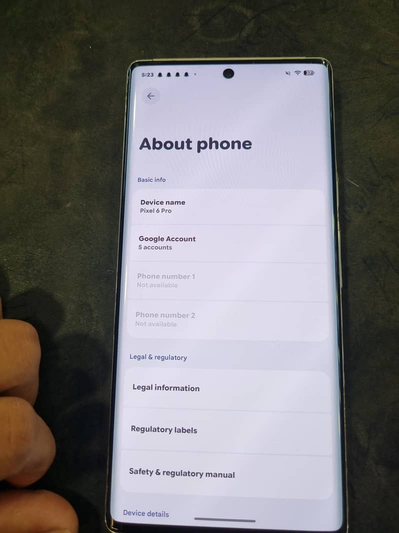 Google Pixel 6 Pro 1