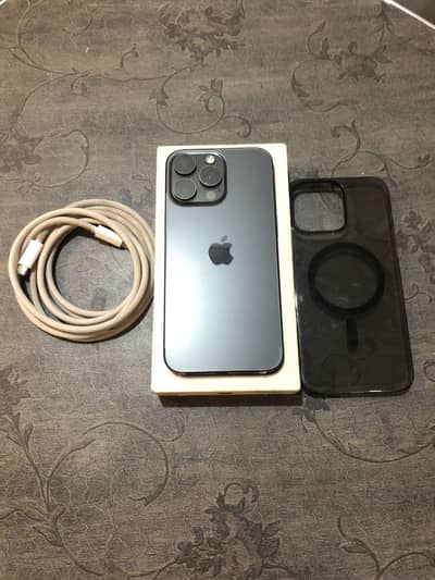 iPhone 15 Pro Max 256GB – Black Titanium – Non-PTA