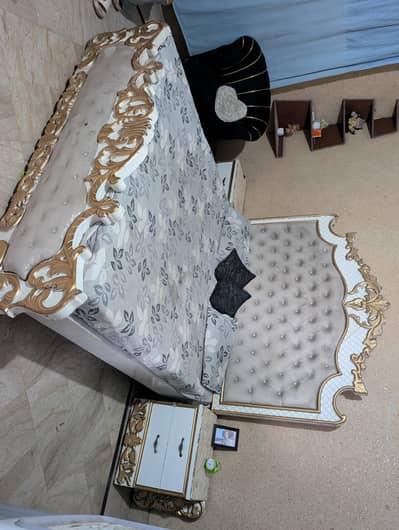 Bed dressing said tables